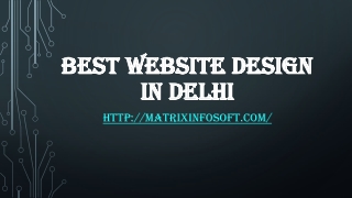 Best website design in DELHI