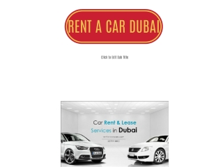 rent a car dubai