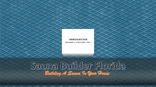 Sauna Builder Florida