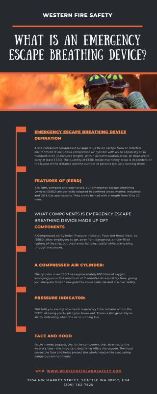 Emergency Escape Breathing Device (EEBD) | Western Fire and Safety -Seattle, WA