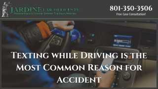 Texting While Driving Is The Most Common Reason For Accident