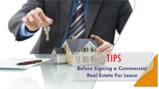 Tricks before Signing a Commercial Real Estate For Lease