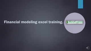 financial modeling excel training