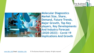 (2020-2023) Molecular Diagnostics Market Size, Share, Growth And Trends