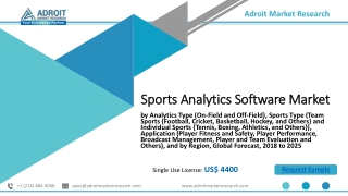 Sports Analytics Software Market Size to reach $5 billion by 2025