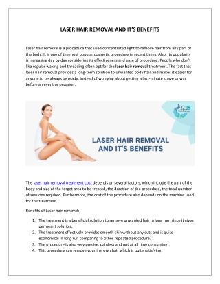 Best Laser Hair Removal Treatment in Ahmedabad | Cost, Hospital