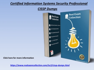 Get CISSP dumps & CISSP Real Exam Questions