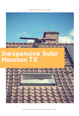 Inexpensive Solar Houston TX