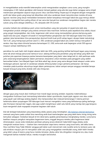 Teknik Cemerlang Buat Mengajar Audiens Kalian Tentang Agen Judi Bola M88