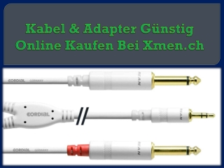 Kabel & Adapter Günstig Online Kaufen Bei Xmen.ch