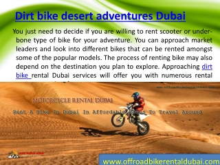 Dune buggy tour Dubai