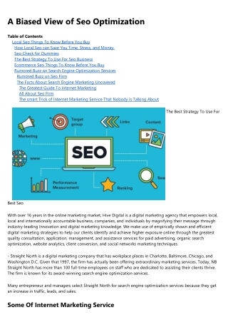 Indicators on Seo Services You Should Know