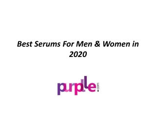 Best Face Serum & Skin Serum online in India.