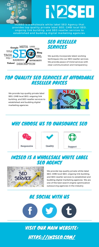 SEO Reseller Services - In2SEO