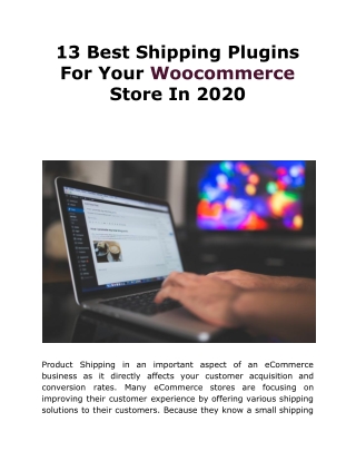 13 Best Shipping Plugins For Your Woocommerce Store In 2020