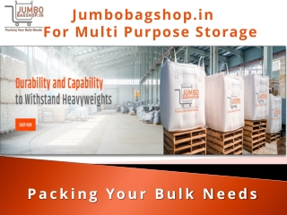 Some Facts About FIBC Jumbo Bags
