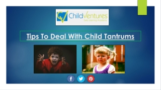 Tips to deal with Child Tantrums