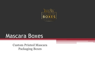 Mascara Boxes