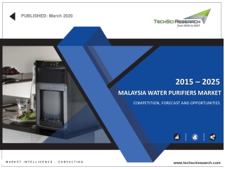 Malaysia Water Purifiers Market Forecast, 2025