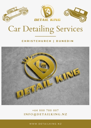 Premium Auto Detailing Services in Christchurch | Dunedin | Detail King