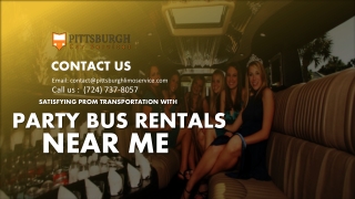 Satisfying Prom Transportation with Party Bus Rentals Near Me