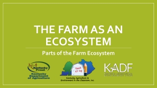 The Farm as an Ecosystem