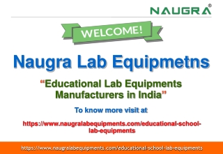 Educational Lab Equipments Manufacturers