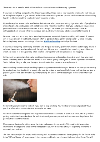 &#68;o You Want &#84;o &#81;uit Smoking Once A&#110;d For All?