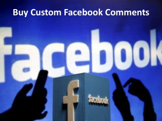 Set your Trademark by Buying Facebook Custom Comments