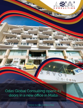 Odas global consulting opens its doors in a new office in Malta