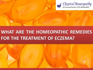 What Are The Homeopathic Remedies for the Treatment of Eczema?