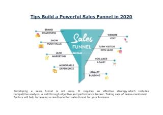 Tips to Build a Powerful Sales Funnel in 2020 - IIM