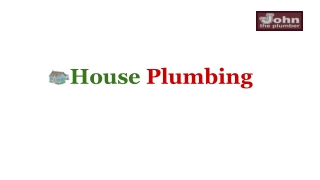Contact us for other home plumbing services