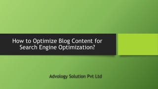 How to Optimize Content for SEO?