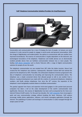 Top VOIP Providers for Business Near You