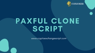 Paxful Clone Script - To Start Crypto Exchange like Paxful