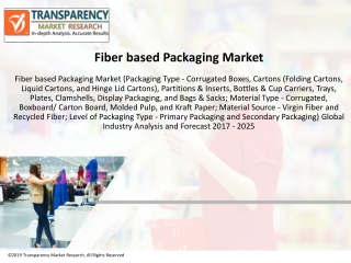 Fiber Based Packaging Market to Reach a Valuation of US$383.5 by 2025