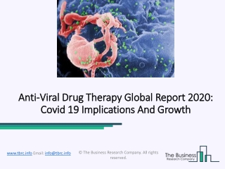 Anti-Viral Drug Therapy Market Opportunities and Strategies to 2023
