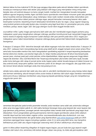 Sesuatu Yang Memukau Tentang Prediksi Agen Judi Bola Malam Ini