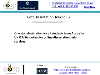 PhD Dissertation Writing Help Online