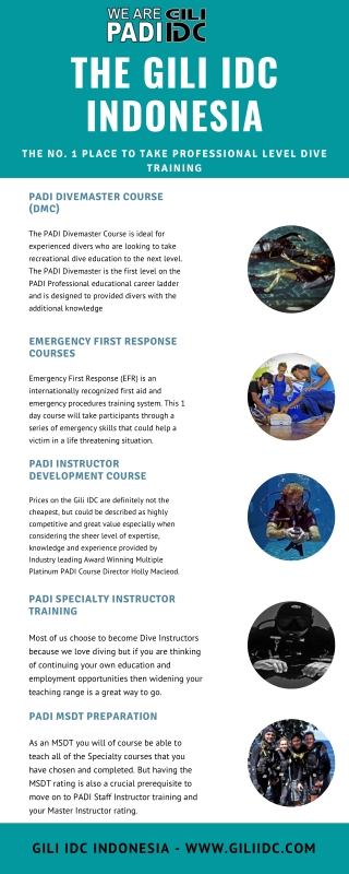 PADI Instructor Development Course (IDC)