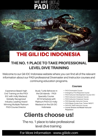 The Gili IDC Indonesia