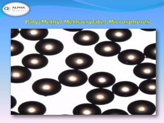 Poly(Methyl Methacrylate) Microspheres