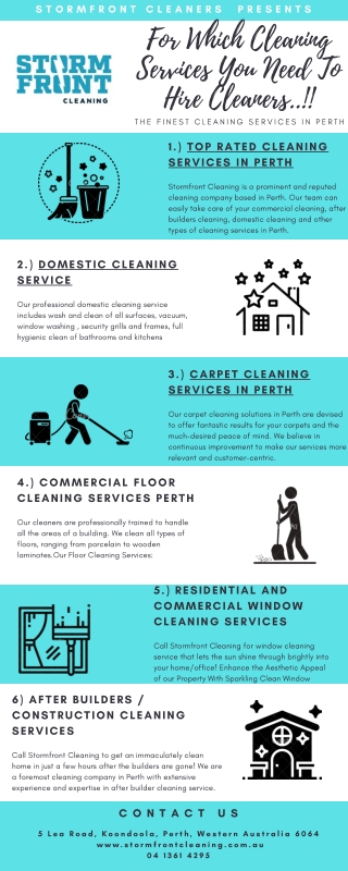 Professional Commercial Cleaning Services in Perth