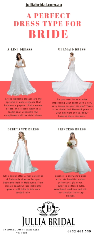 A Perfect Dress Type For Bridal