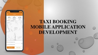 Taxi Booking Mobile Application Development