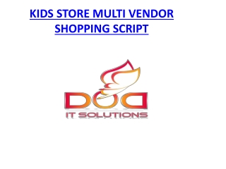 Kitchen Store Multi Vendor Shopping Script | DOD IT SOLUTIONS