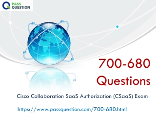 Cisco Collaboration SaaS Exam 700-680 Questions