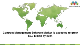 Contract Management Software Market is expected to grow $2.9 billion by 2024