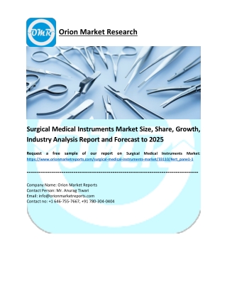 Surgical Medical Instruments Market